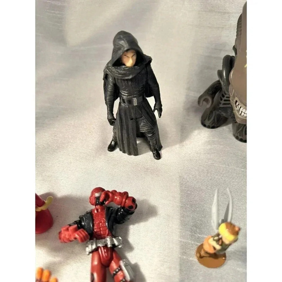 Vintage Collectable Action Figure Lot Of 10 WWf, REN And Stimpy Star Wars Alien - Picture 6 of 8